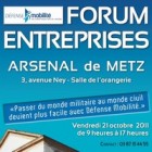 Forum emploi pour anciens militaires – Metz 2011