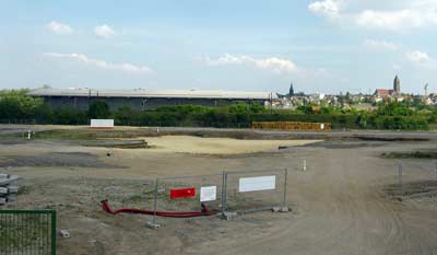 Emplacement centre Pompidou chantier avril 2007