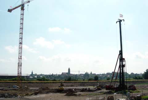 travaux du centre pompidou juin 2007