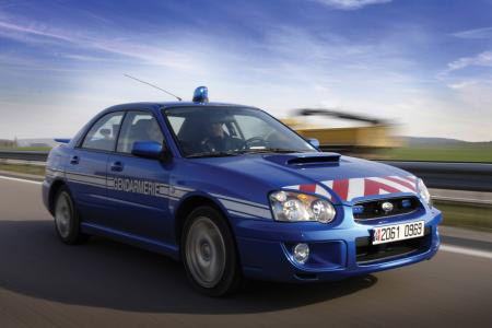 Recrutement consuite Subaru Impreza gendarmerie