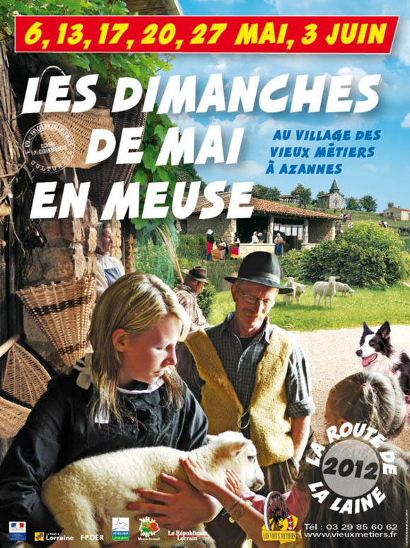 Affiche des Dimanches de mai en Meuse