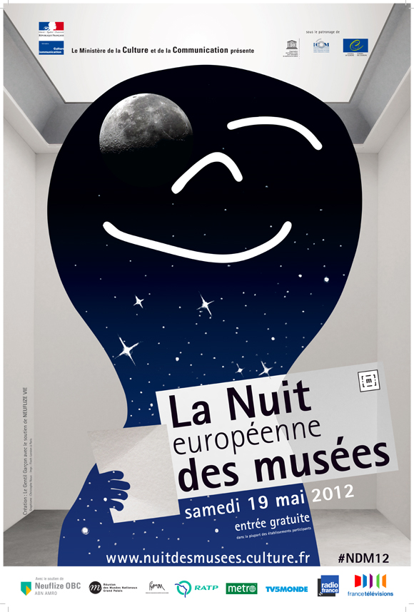 Affiche de la Nuit européenne des musées 2012