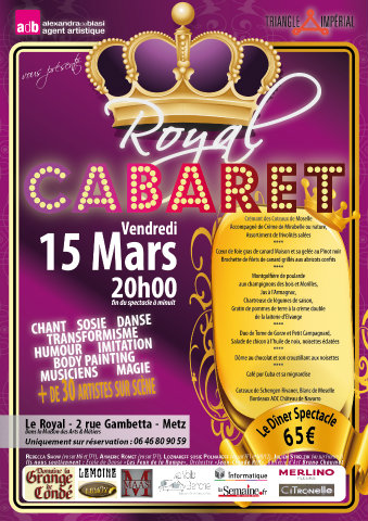 Affiche du Royal Cabaret