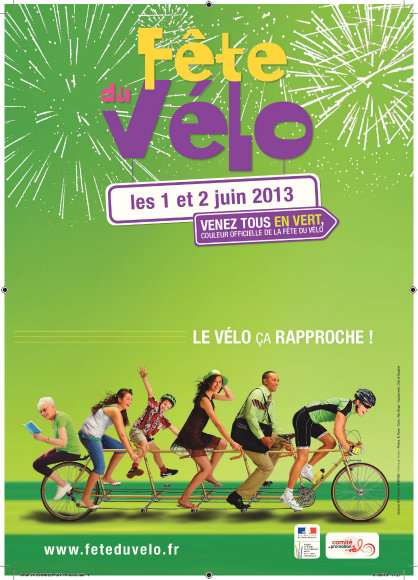 Affiche de la fête du vélo