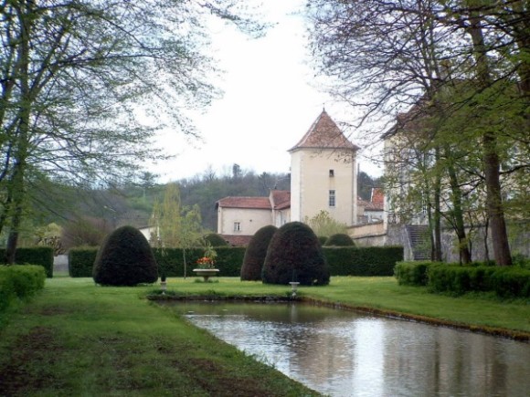 Le jardin du château d'Autigny-la-Tour (Vosges)