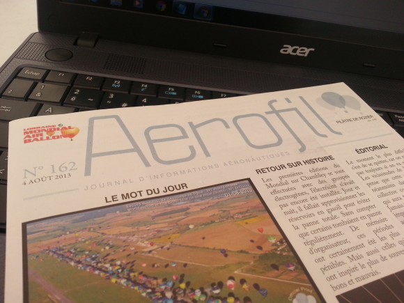 L'aérofil - le quotidien éphémère de Lorraine Mondial Air Ballons