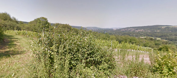 Les coteaux de Dornot - Image Google Street Map