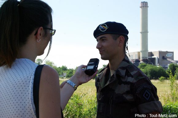 Tout-Metz.com recueille les impressions d'un jeune militaire avant son premier défilé du 14 juillet.