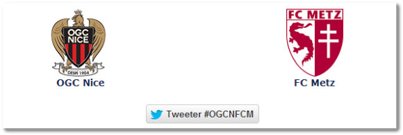 OGC Nice vs FC Metz. 1er tour de la coupe de la Ligue 2014. Source : lfp.fr