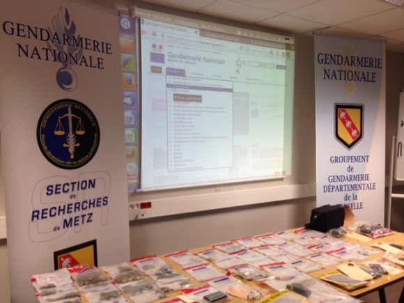 Photo :  Gendarmerie Nationale, Section de Recherche  de Metz