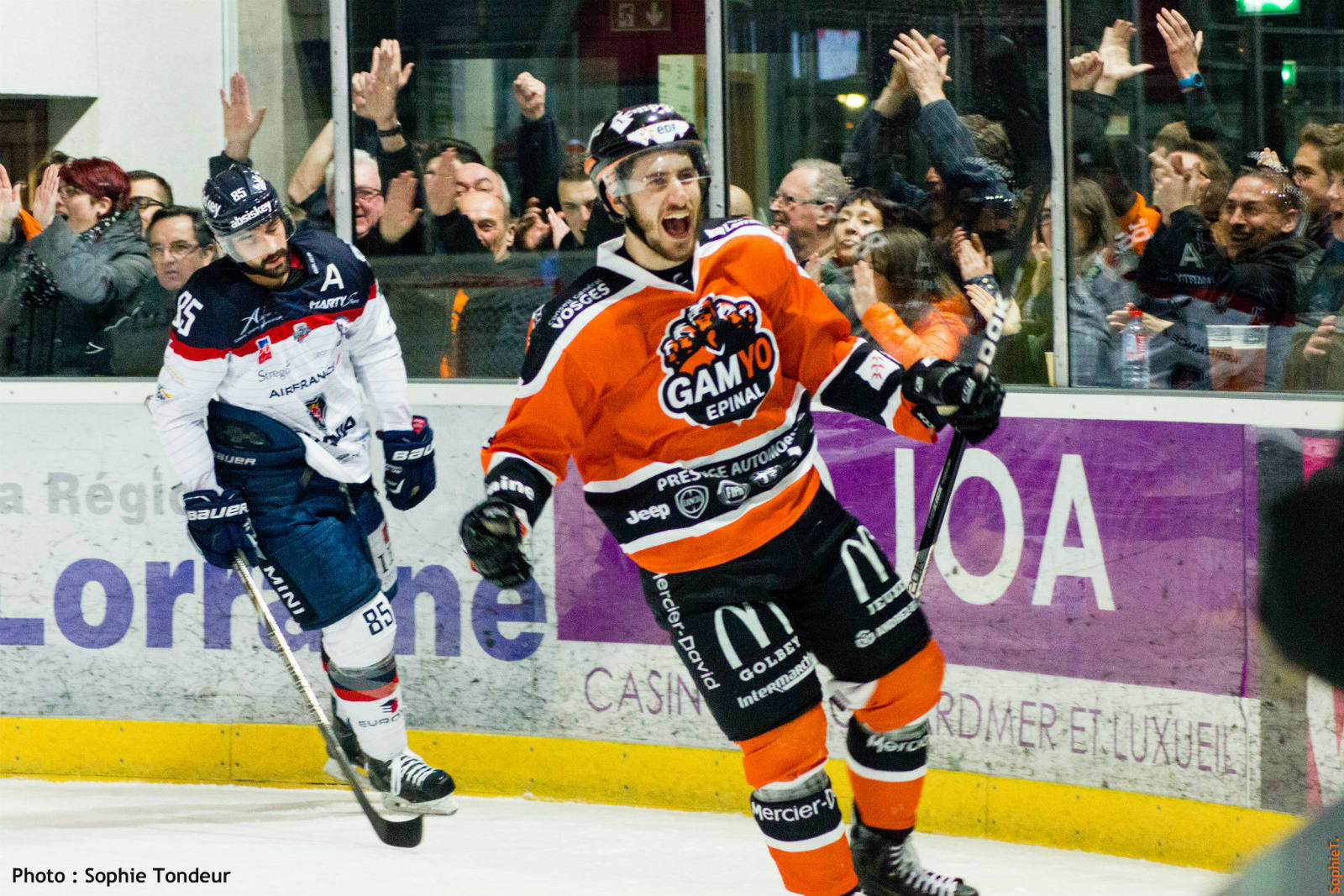 Qualification des Gamyo d'Epinal en finale des playoffs 2015 (Hockey)