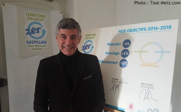 Jean Luc Bohl, président de l'agglomération, engage Metz Métropole vers le zéro déchets, zéro gaspillage.