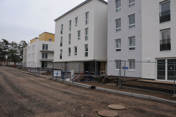 Les appartements du nouveau Quartier Saint Ladre à Montigny, en construction Photo : Ville de Montigny