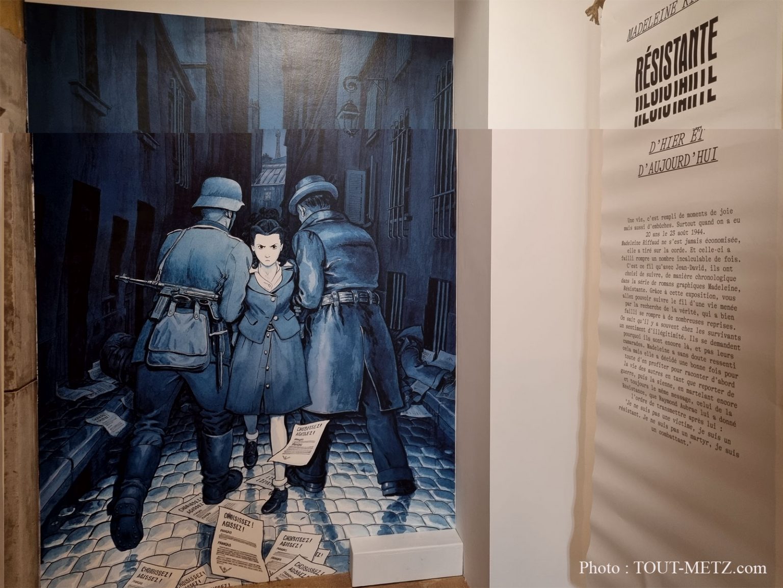 Une exposition BD consacrée à Madeleine Riffaud à Malbrouck